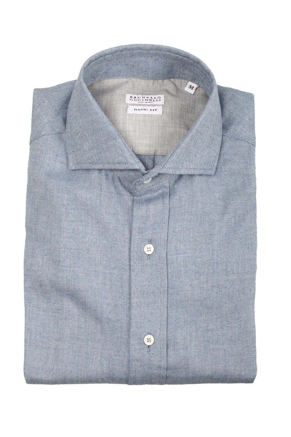 shop BRUNELLO CUCINELLI Saldi Camicia: Brunello Cucinelli camicia in cotone.
Chiusura con cannoncino e bottoni in madreperla.
Colletto francese.
Polsini con due bottoni in madreperla.
Basic fit.
Composizione:  61% cotone, 39% lyocell.
Made in Italy.. MY6370028-C016 number 8295316